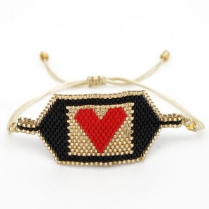 Pulsera Miyuki Corazón