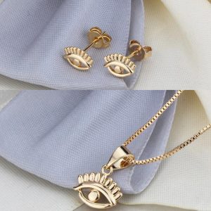 Cadenita con Minitopos Ojo turco