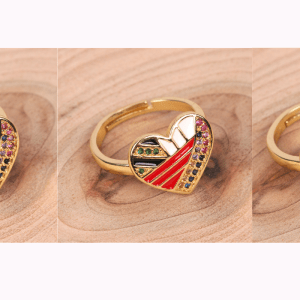 Anillos Corazón Cromático