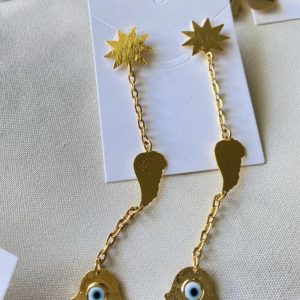 Aretes Mano de Fátima