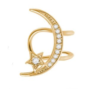 Earcuff Luna Y Estrella