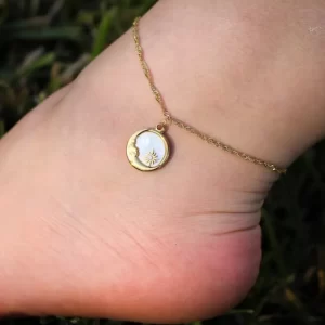 Tobillera Con Encanto Lunar