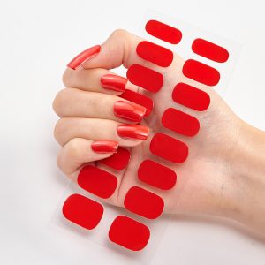Adhesivo Uñas Rojas