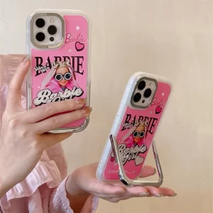 Funda para Iphone Barbie Con Soporte