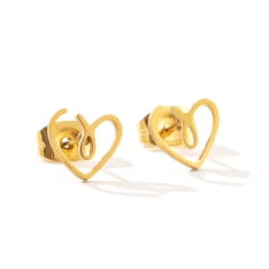 Aretes Corazones En Miniatura