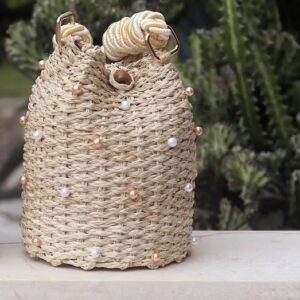 Bolso mochila perla