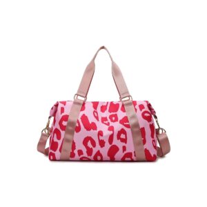 Bolso Animal Print Rosa