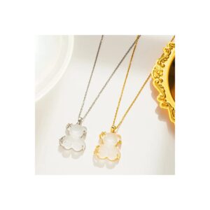 Collar Oso Transparente