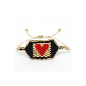 Pulsera Miyuki Corazón
